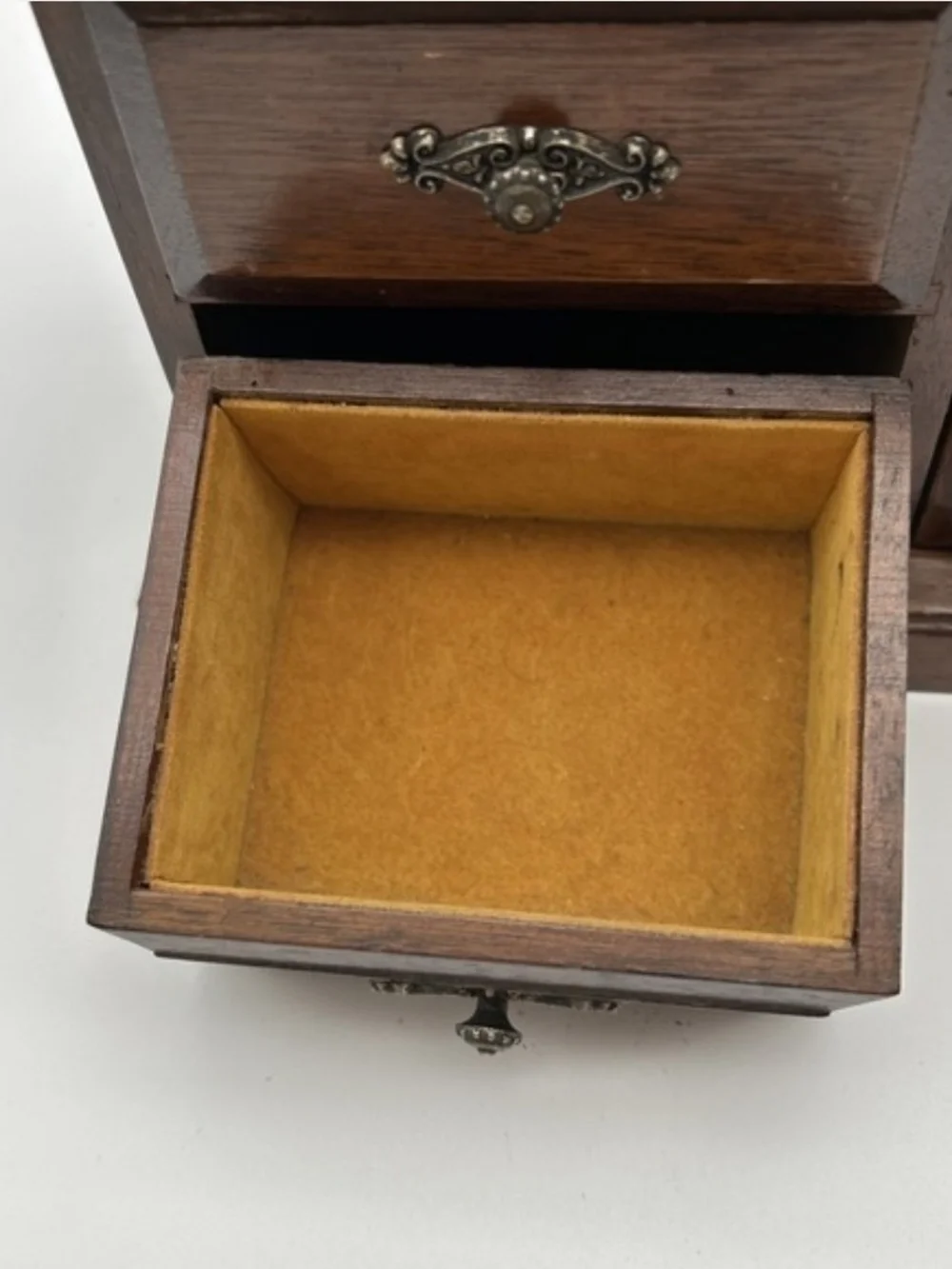 Vintage Wooden Jewelry Box with its Classic Armoir